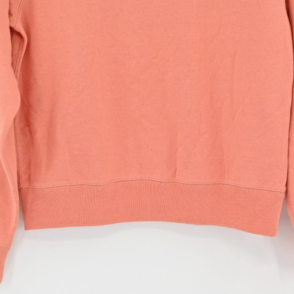 EVERLANE Womens Coral Orange Crewneck Sweatshirt Athleisure Loungewear Size XS - Picture 3 of 8